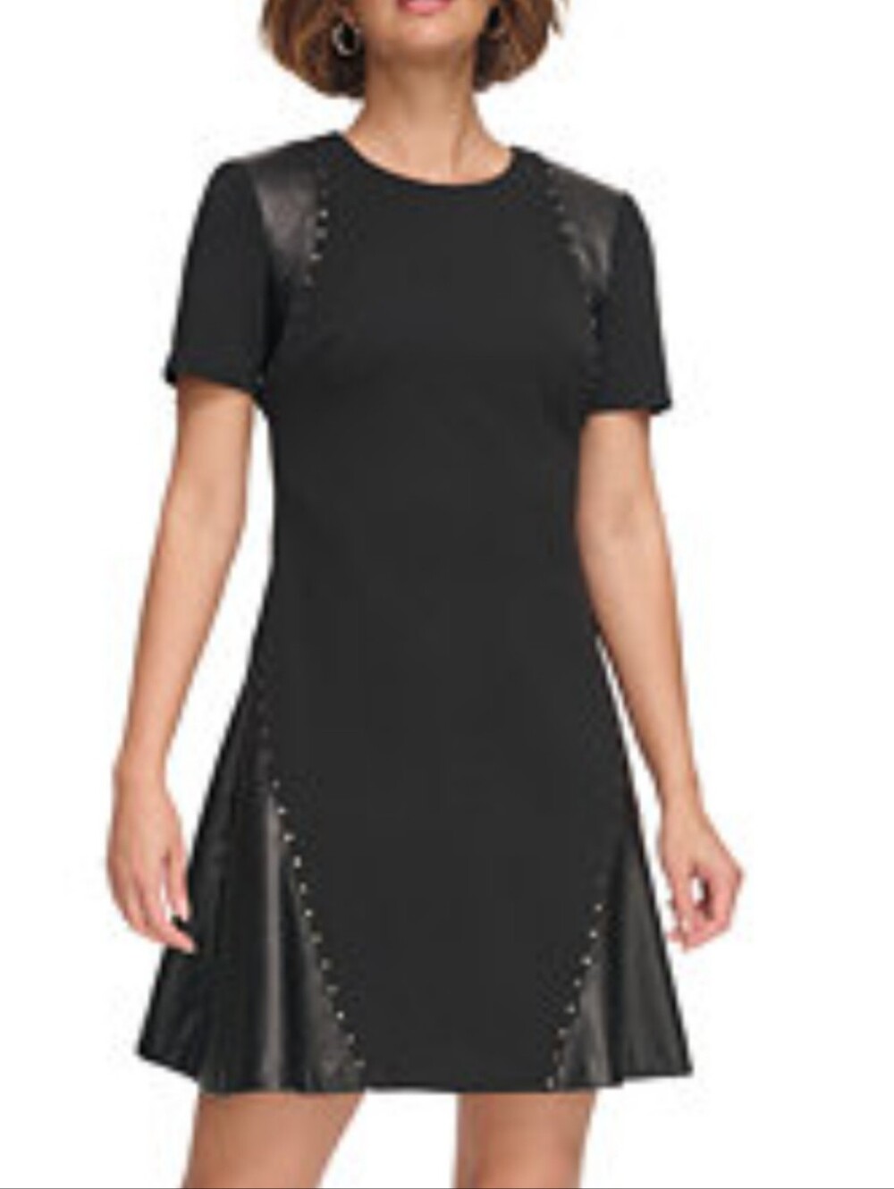 DKNY Studded Mini Dress in Black Size 2
